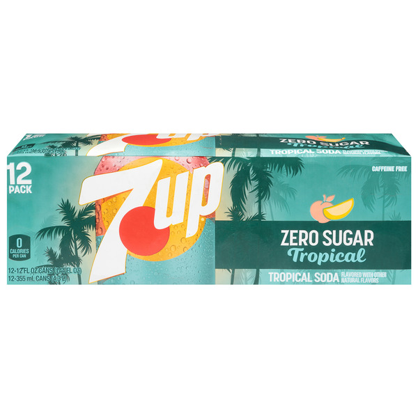 Suger CD　Sweetness　配布　新品 7UP Tropical Zero Sugar Same-Day Delivery | Dierbergs Markets