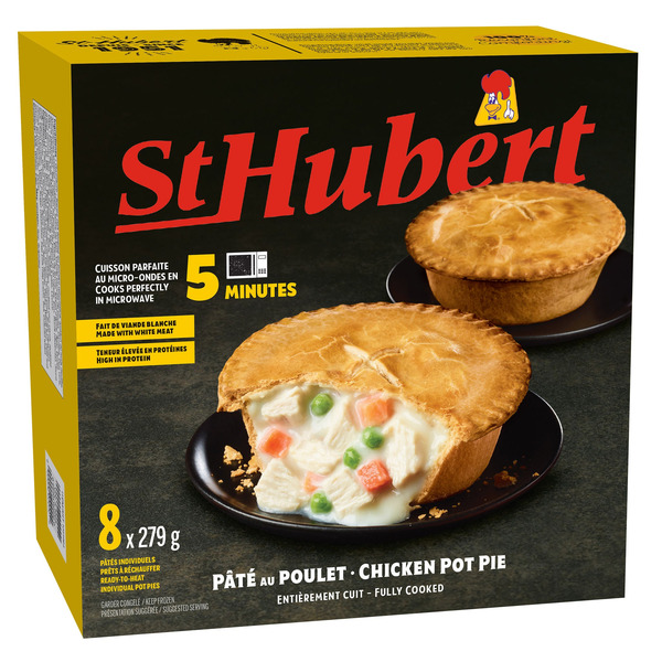 St-Hubert Chicken Pot Pies 6T3H P108