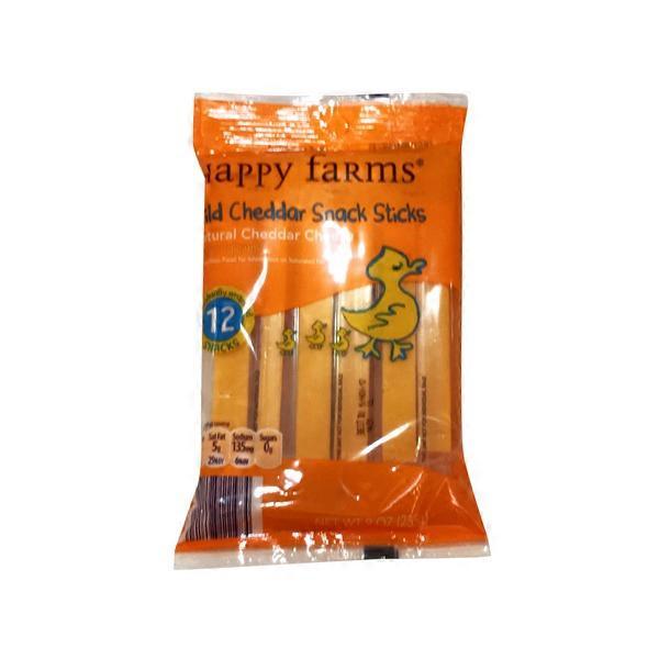 Happy Farms Mild Cheddar Cheese Snack Sticks (9 oz) from ALDI Instacart