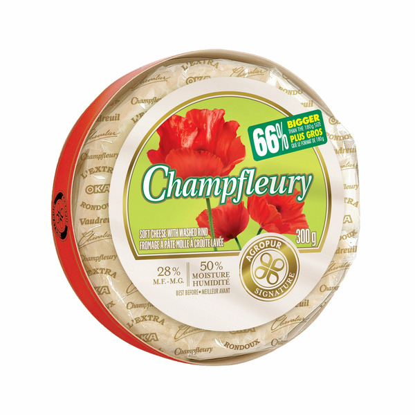 Agropur Dairy Cooperative Champfleury Washed-Rind Soft Cheese