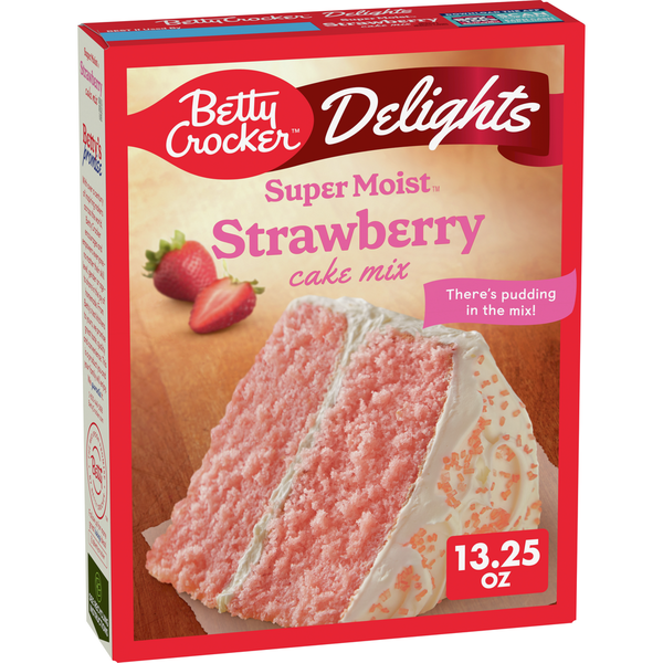 Betty Crocker Delights Super Moist Strawberry Cake Mix