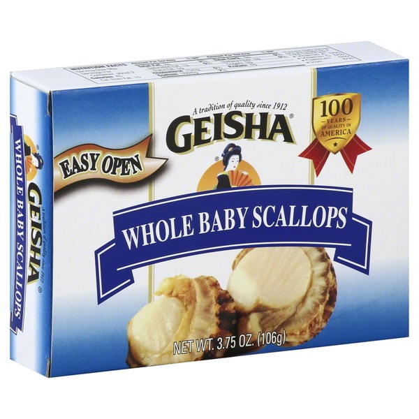 Geisha Scallops, Whole Baby (3.75 oz) Instacart