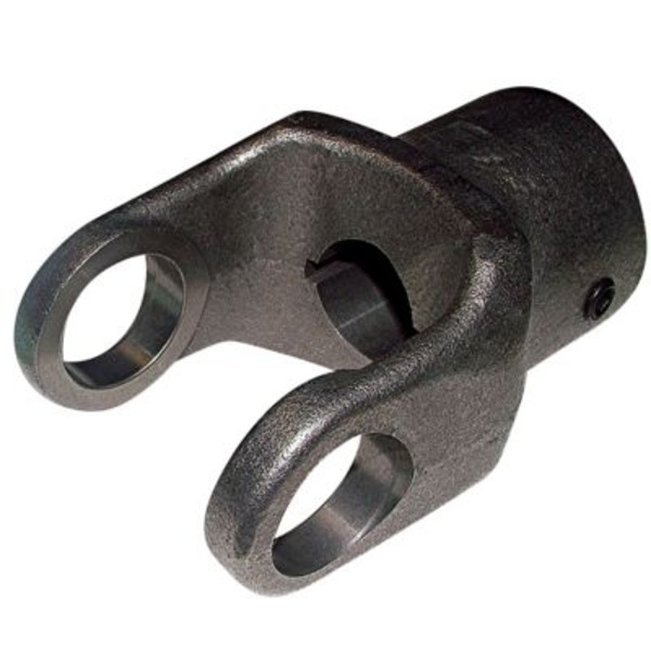 Weasler 1-1/4 in. Implement Yoke, Round Bore with Double Keyway and Set Screw for 12 Series North American