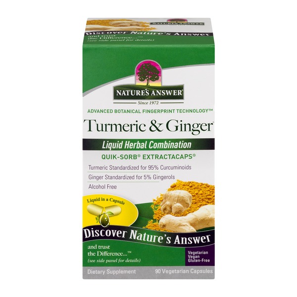 Nature's Answer Turmeric & Ginger Capsules 90 CT (90 ct) Instacart