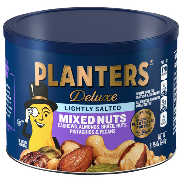 Planters Deluxe Lightly Salted Mixed Nuts, 8.75 OZ Same-Day Delivery or ...