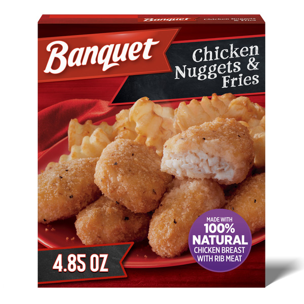 Banquet Chicken Nuggets and Fries, Frozen Meal Same-Day Delivery