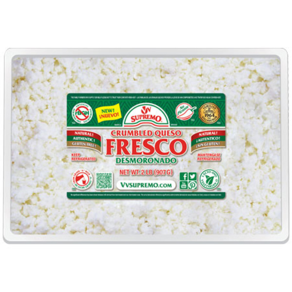 V&V Supremo - Crumbling Queso Fresco - 2 lb