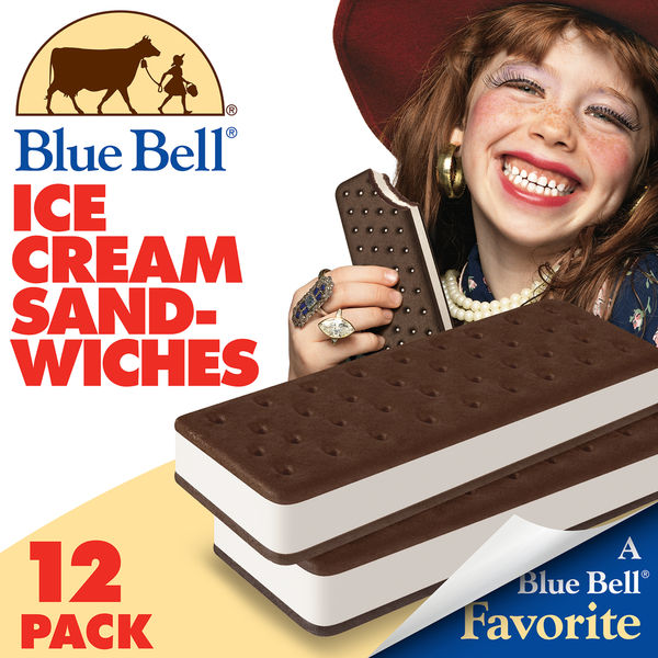 Blue Bell Vanilla Ice Cream Sandwiches