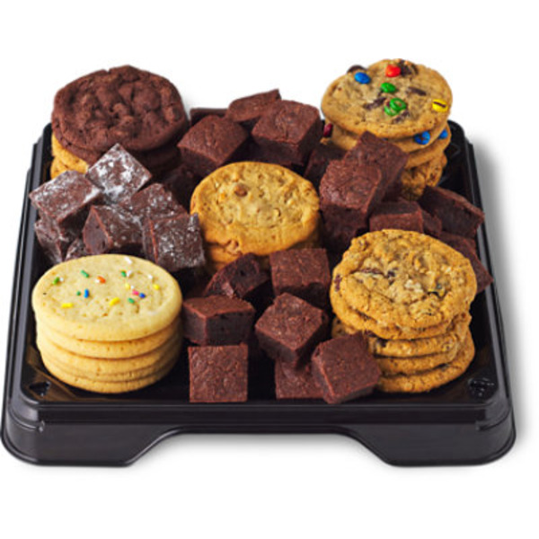 Sweet Square Brownie Bite Cookie Platter