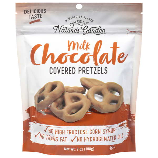 Nature's Garden Covered Pretzels, Milk Chocolate Same-Day Delivery