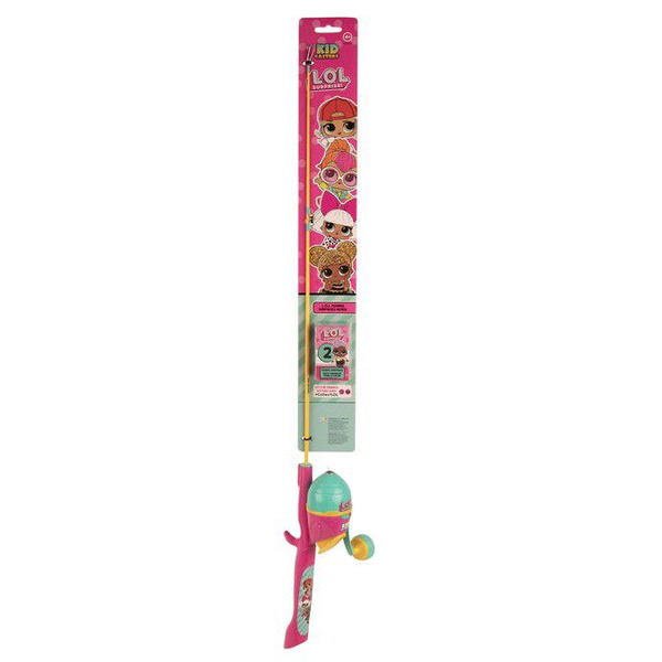 Kid Casters Paw Patrol Girls Youth Fishing Pole, 29.5 Inch, Moderate Fast Action, Light Power, 1-Piece