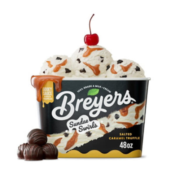 Breyers Salted Caramel Truffle