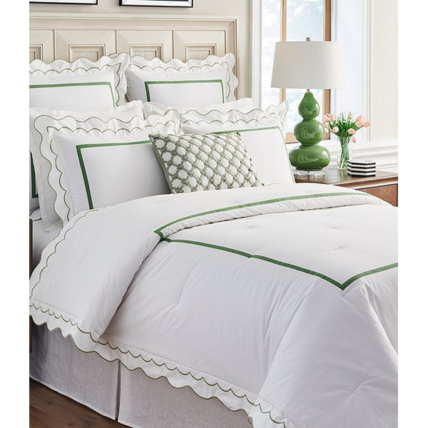 Southern Living Scalloped Trim Comforter Mini Set