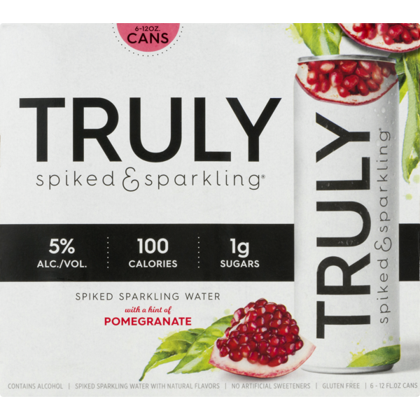 Truly Spiked Sparkling Water Pomegranate (12 fl oz) from LeBeau Nob