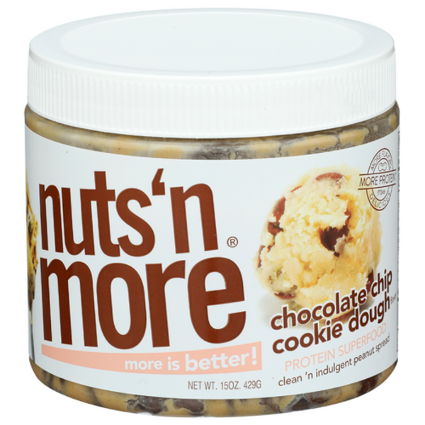 Nuts 'N More Chocolate Chip Cookie Dough Superfood Peanut Spread