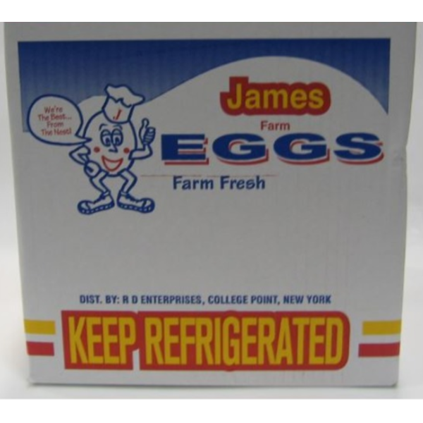 James Farms - Large Loose Eggs - 7.5 Dz