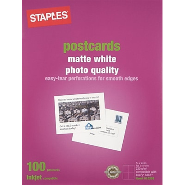 Matte Sticker Staples Staples Staples 5.5