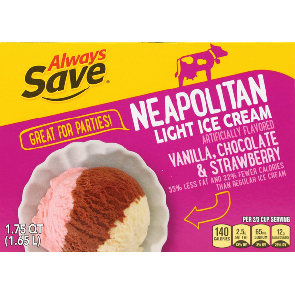 Always Save NEAPOLITAN ICE CREAM Same-Day Delivery or Pickup