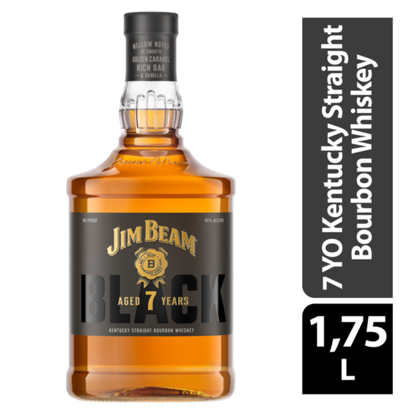 Jim Beam Black 7 Year Old Bourbon Whiskey Same-Day Delivery or