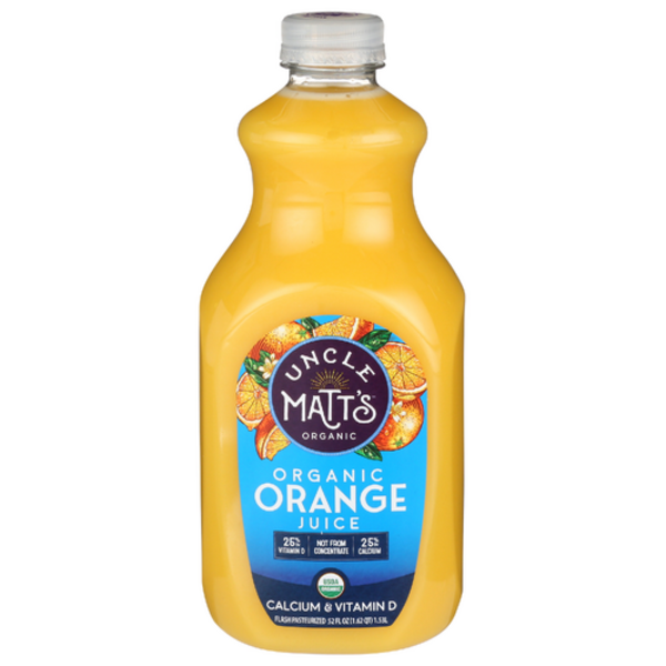 Fortified Orange Juice With Vitamin D Uncle Matt's Organic Orange