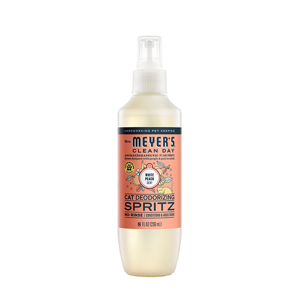 Mrs. Meyer's Clean Day White Peach Scent Cat Deodorizing Spritz