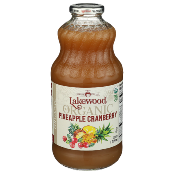 Lakewood Organic Pineapple Cranberry Juice