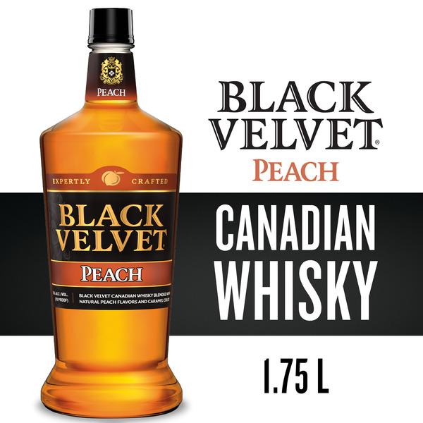 Black Velvet Peach Canadian Whisky Same-Day Delivery or Pickup
