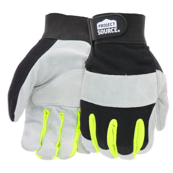 Project Source Polyester Construction Gloves 1 -Pairs