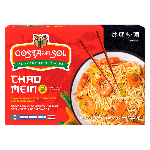 Costa del Sol Chao Mein Noodles with Soy Sauce and Seasoning Mix