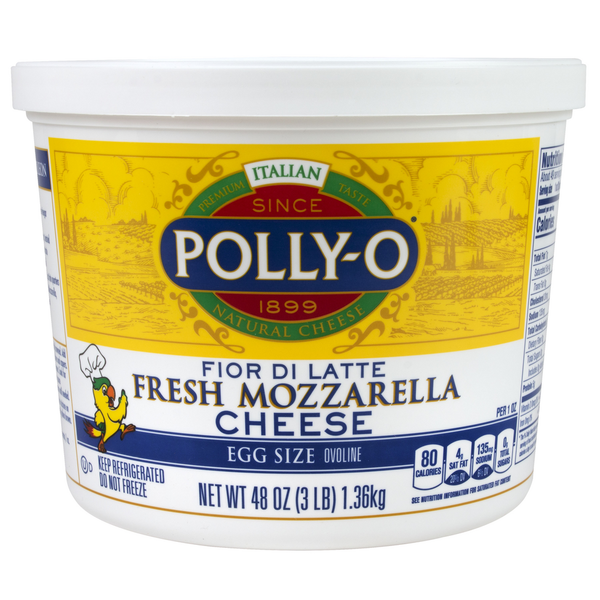 Polly - O Cheese - Mozzarella Ovoline - 3 lbs
