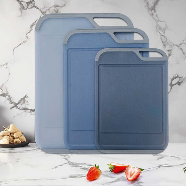 Neoflam 3 Piece Translucent Cutting Board Set With Non-Slip Design