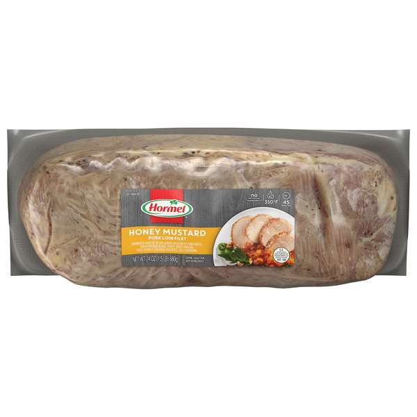 HORMEL ALWAYS TENDER Honey Mustard Pork Loin Filet, 1.5 LB Same