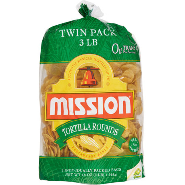 Mission - Round Tortilla Chips - 3 lbs