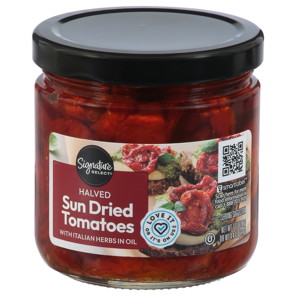 Signature SELECT Halved Sundried Tomatoes with Italian Herbs in Oil