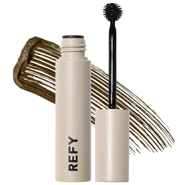 REFY Brow Tint Eyebrow Gel - Deep Brown - Deep, Dark Brown with a Warm Undertone