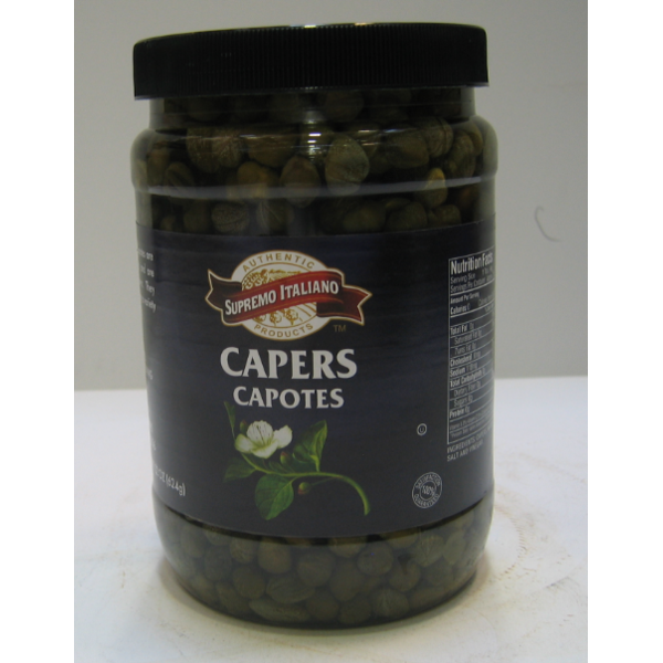 Supremo Italiano - Capote Capers - 32 oz Jar