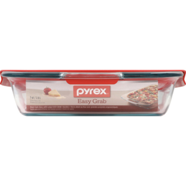 Pyrex Baking Dish, Glass, Qt Same-Day Delivery or Pickup