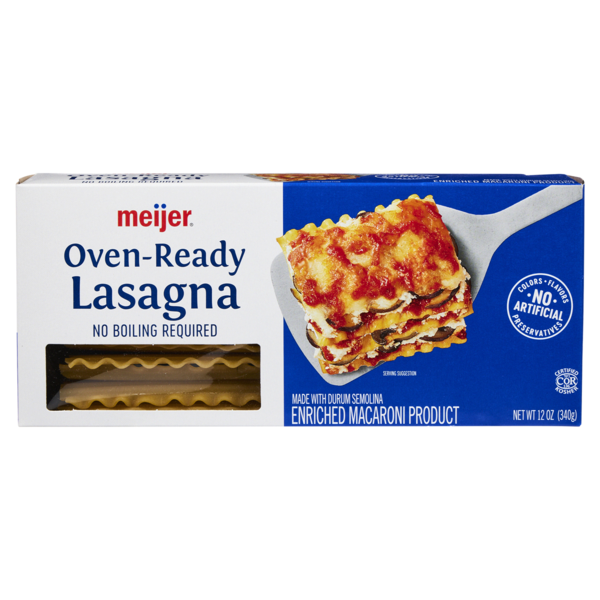 Creamette Lasagna Oven Ready Lasagna Noodle Cook Time Using Oven