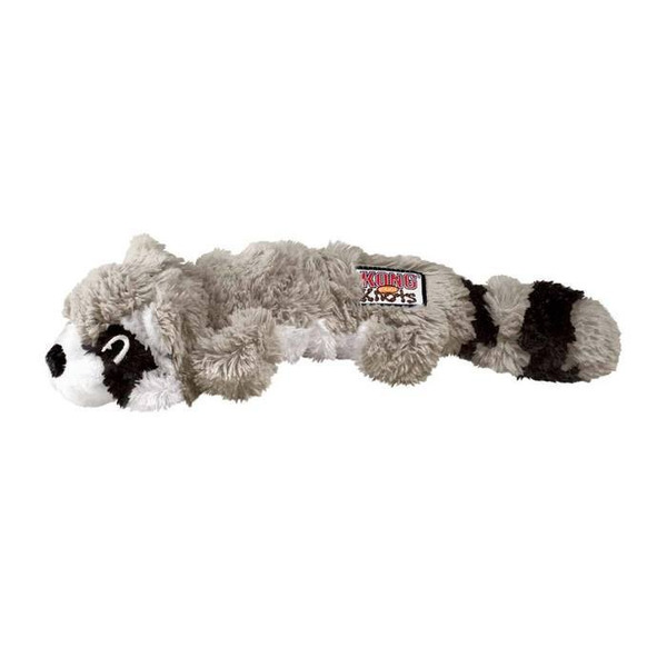 Kong Scrunch Knots Raccoon Dog Tug Toy 15" L X 4" W
