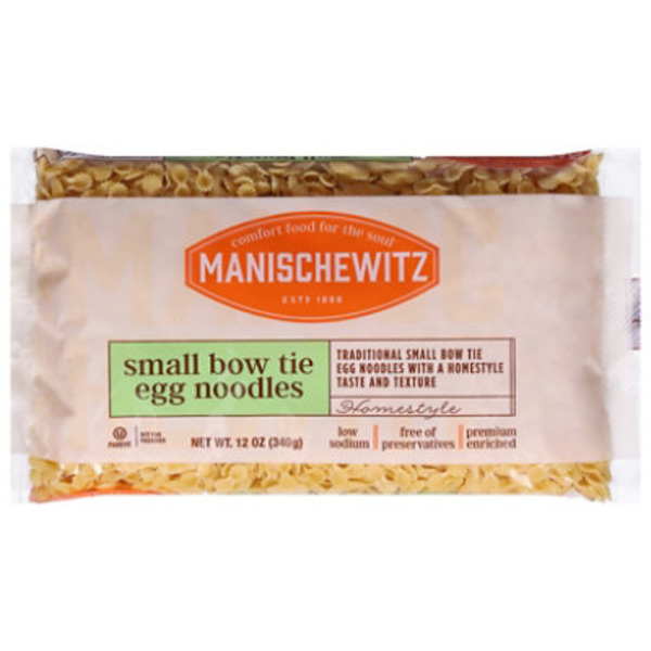 Manischewitz Bow Tie Small Egg Noodles