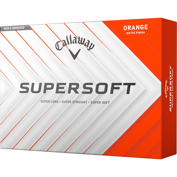 Callaway Golf 2025 Supersoft Golf Balls - Orange