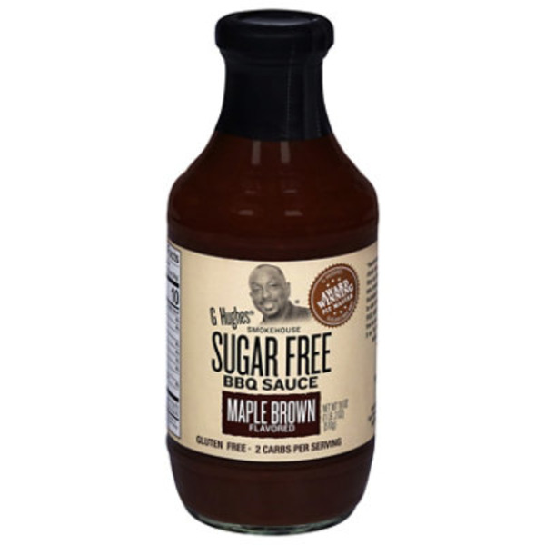 G Hughes Sugar Free Maple Brown Flavored BBQ Sauce