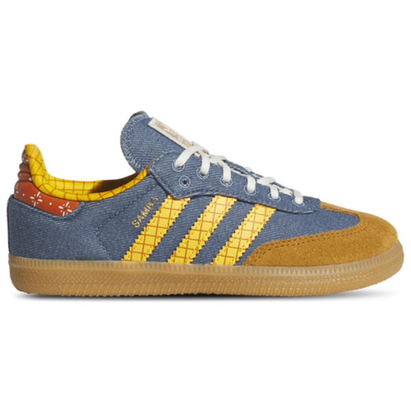 adidas Boys' Samba Preschool Shoes, Size 1.5 - Multi/Blue