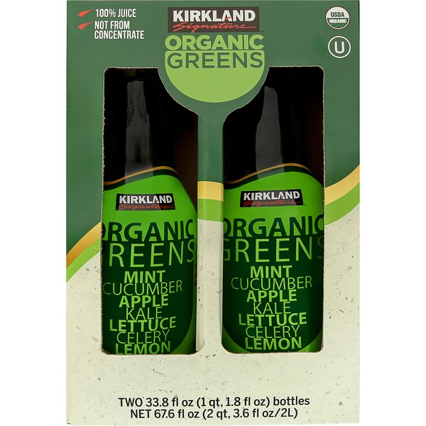 Kirkland Signature Organic Green Juice (33.89 fl oz) from Costco