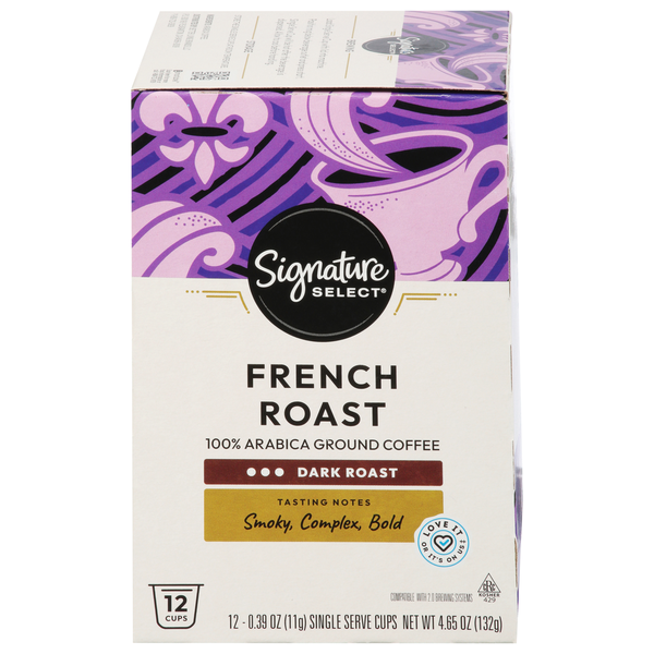 Signature SELECT French Roast Dark Roast K-Cup