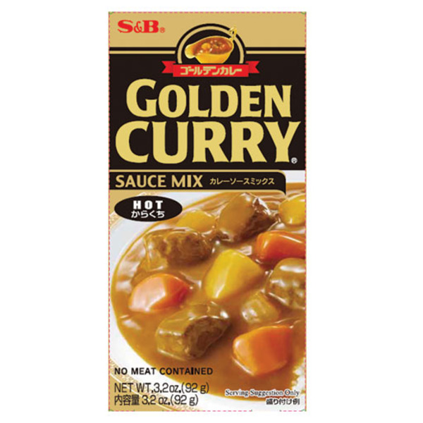 S&B Golden Curry Sauce Mix, Hot