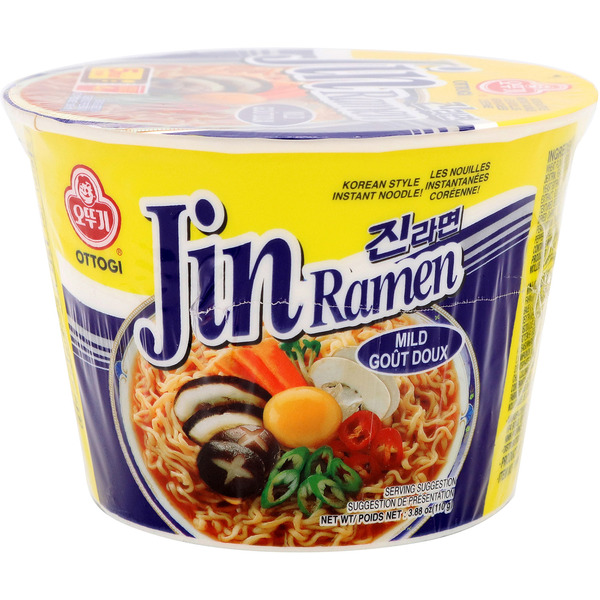 Ottogi Mild Jin Ramen Korean Style Instant Noodle!