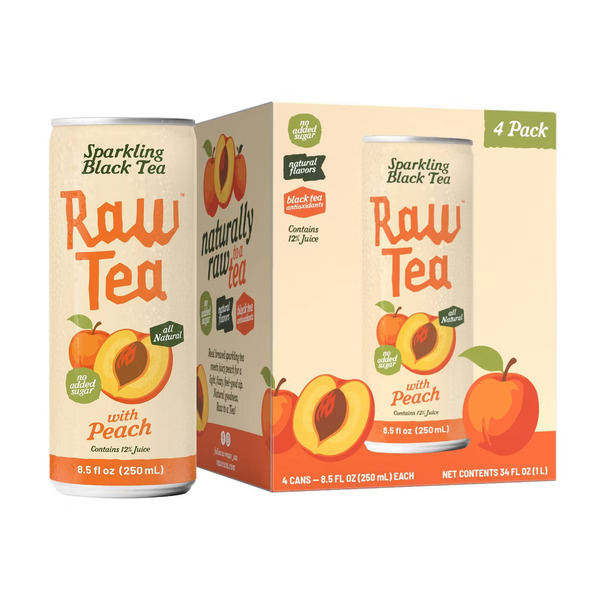 Good & Gather Sparkling Black Tea with Peach Juice