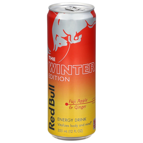 Red Bull Apple Edition Energy Drink, Fuji Apple & Ginger, 12 fl