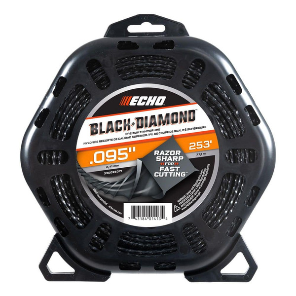 Echo .095" Black Diamond Trimmer Line (253 Ft.) Large Clam